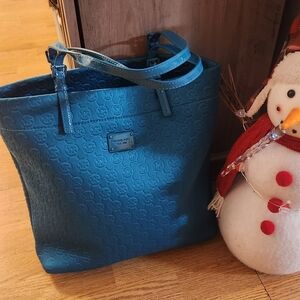 Michael Kors Blue Tote Bag